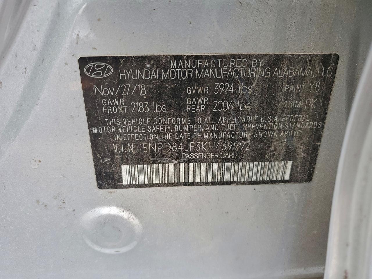 2019 HYUNDAI ELANTRA SEL photo 12