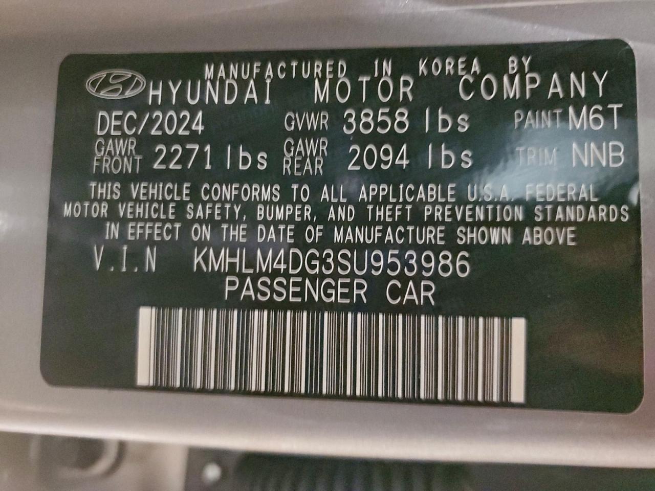 2025 HYUNDAI ELANTRA SEL SPORT photo 12