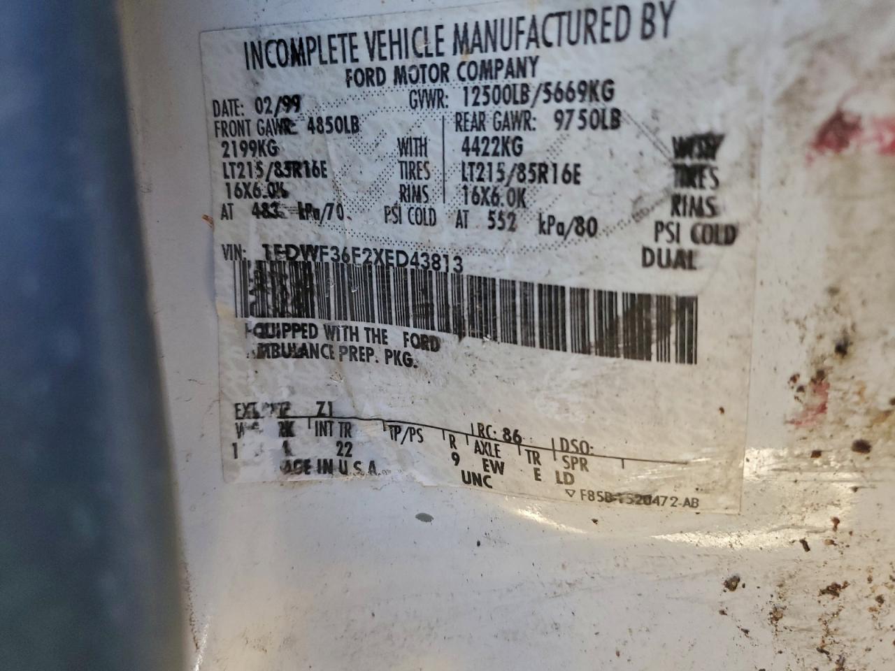 1999 FORD F350 SUPER DUTY photo 49