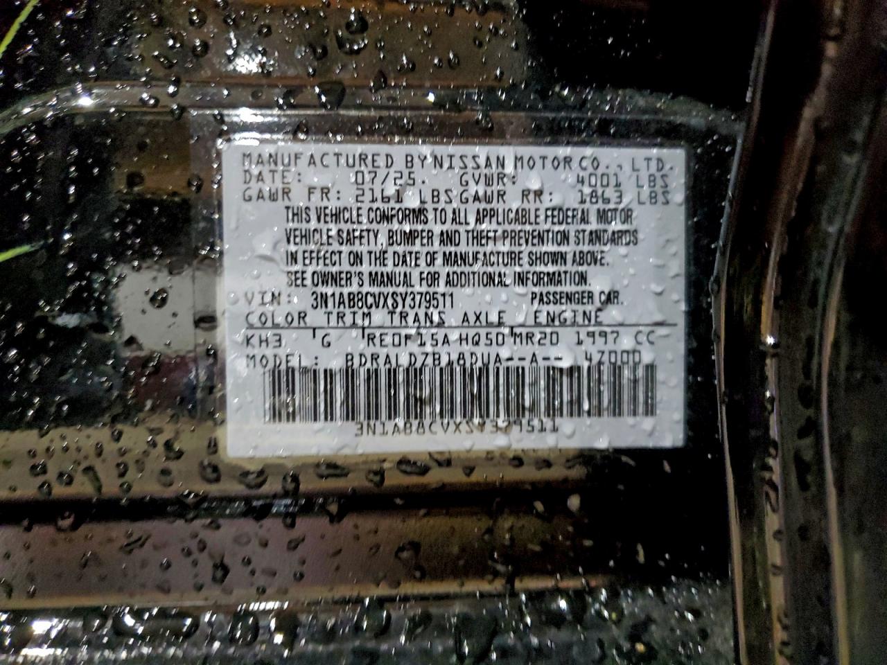 2025 NISSAN SENTRA SV photo 12