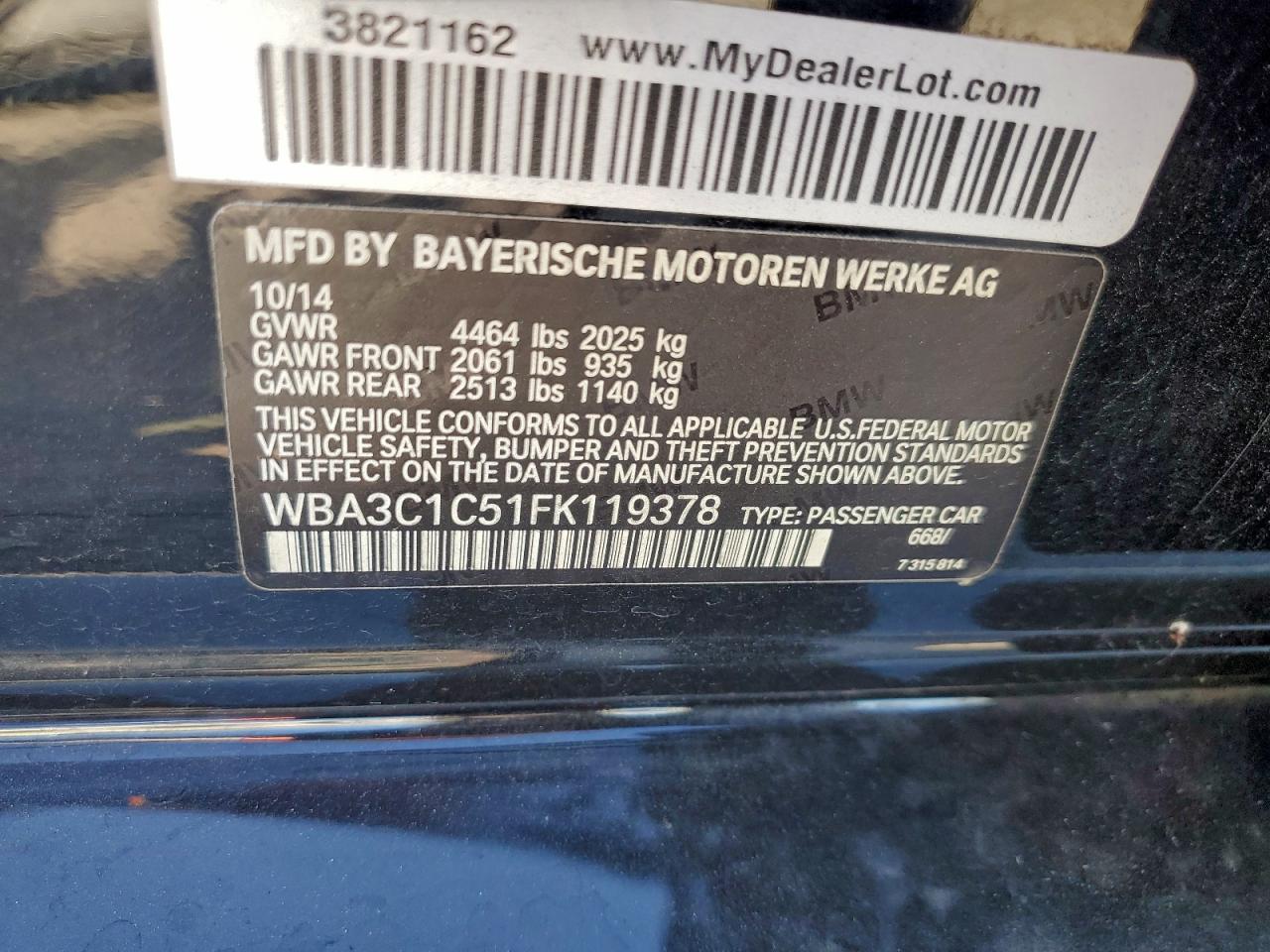 2015 BMW 328 I SULEV photo 23