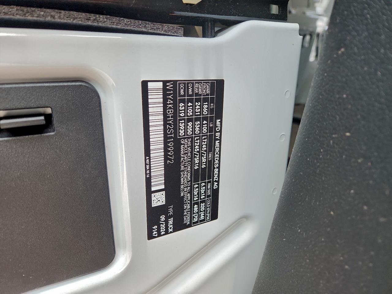 2025 MERCEDES-BENZ SPRINTER 2500 photo 25