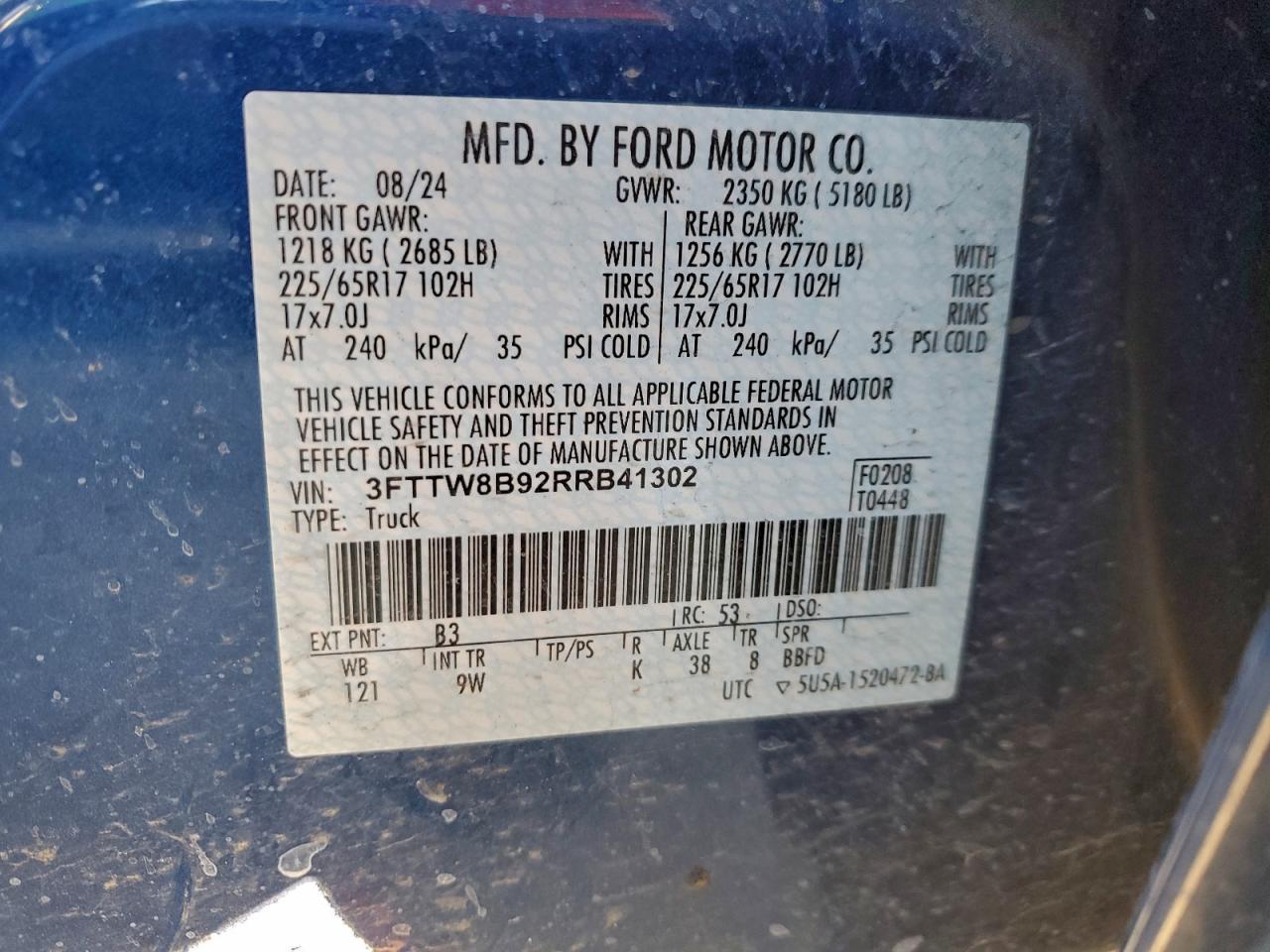 2024 FORD MAVERICK XL photo 25