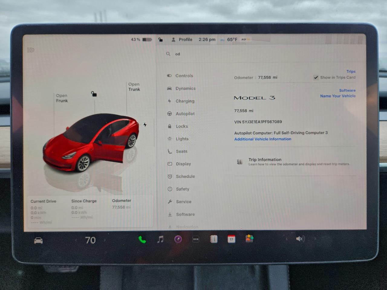 2023 TESLA MODEL 3 photo 9