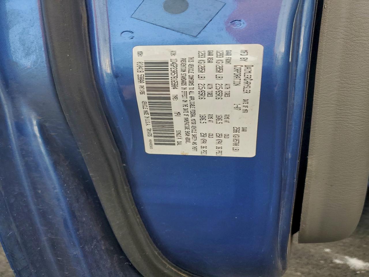 2007 DODGE GRAND CARAVAN C/V photo 13