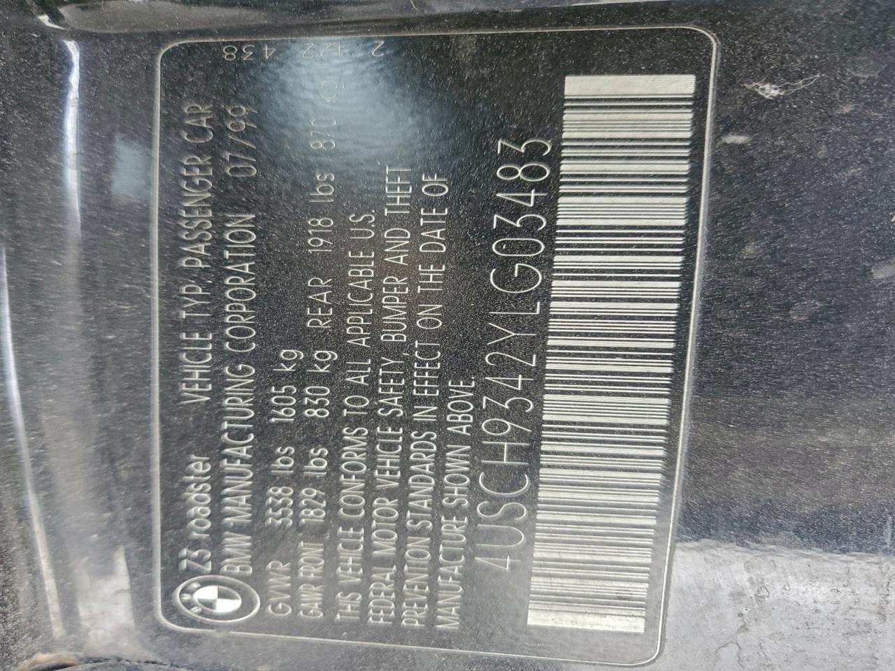 2000 BMW Z3 2.3 photo 12