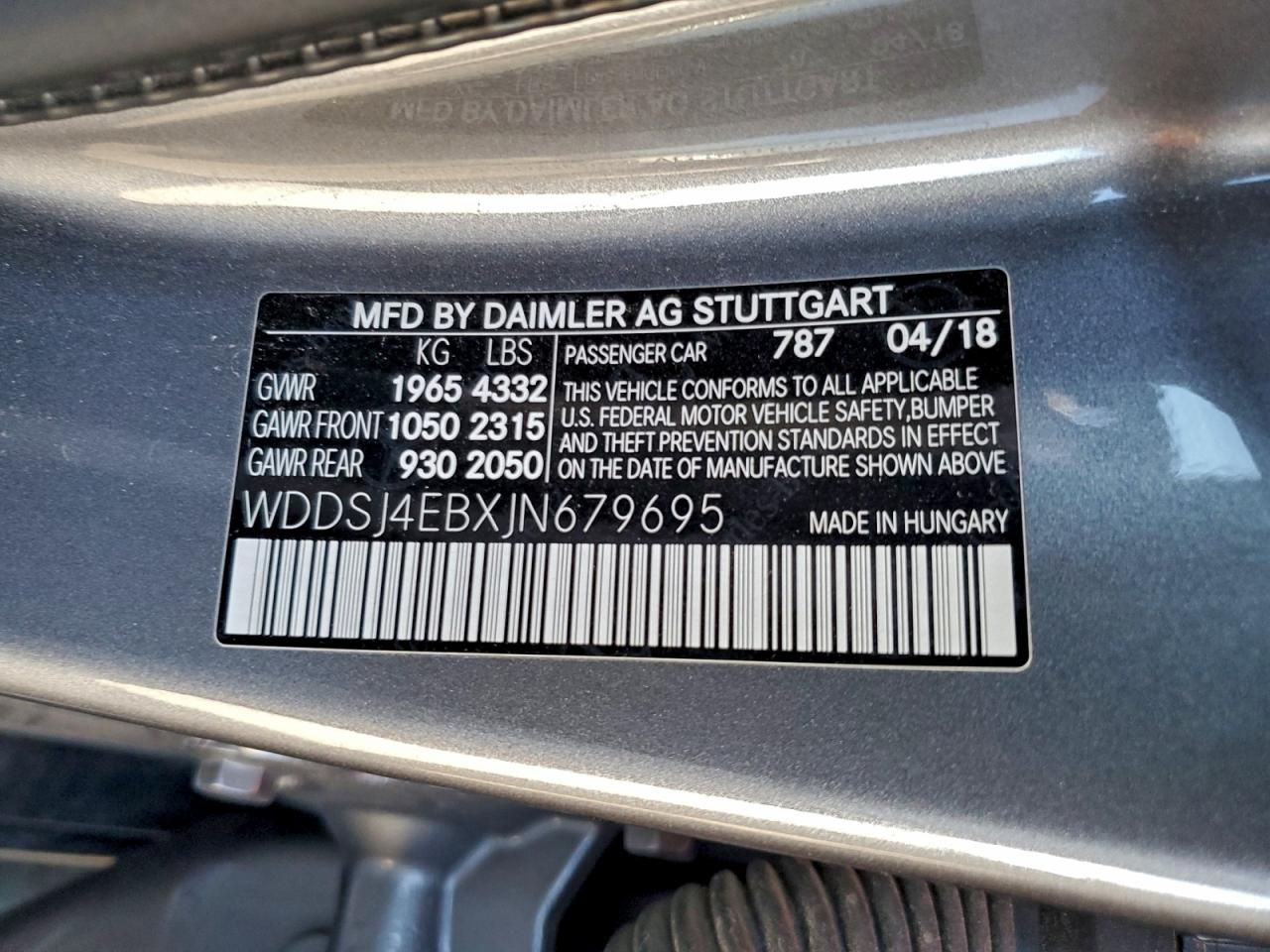 2018 MERCEDES-BENZ CLA 250 photo 23