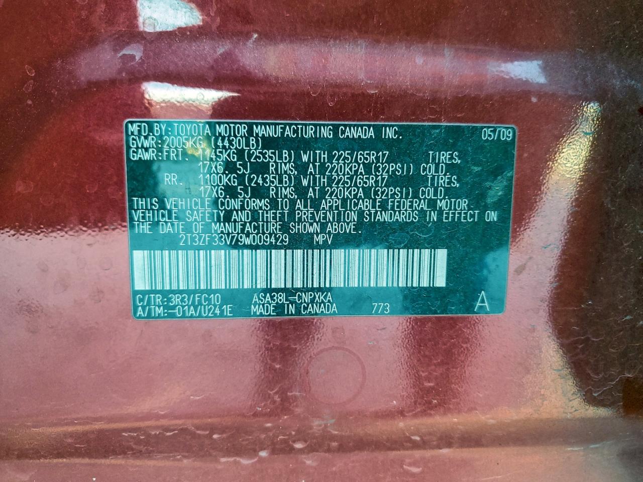 2009 TOYOTA RAV4 photo 25