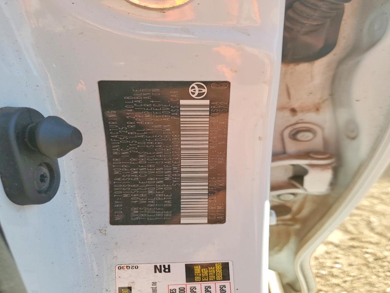 2025 TOYOTA COROLLA FX photo 23