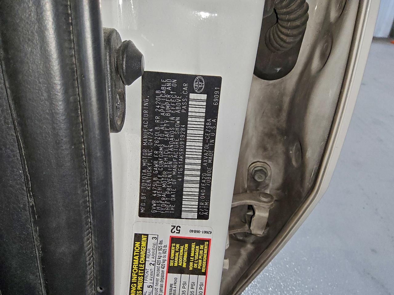 2024 TOYOTA CAMRY SE NIGHT SHADE photo 49