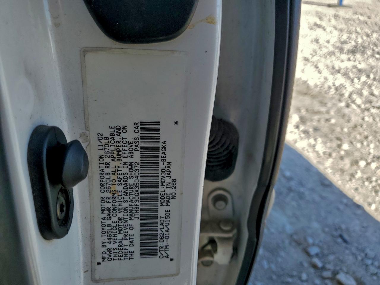 2003 LEXUS ES 300 photo 37