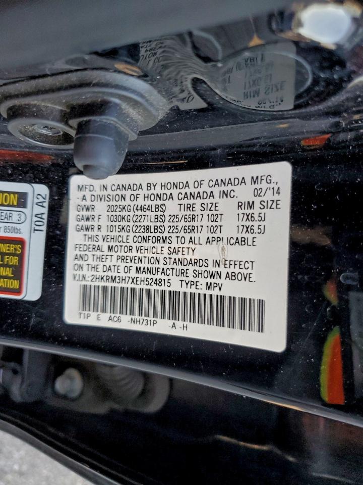 2014 HONDA CR-V EXL photo 13