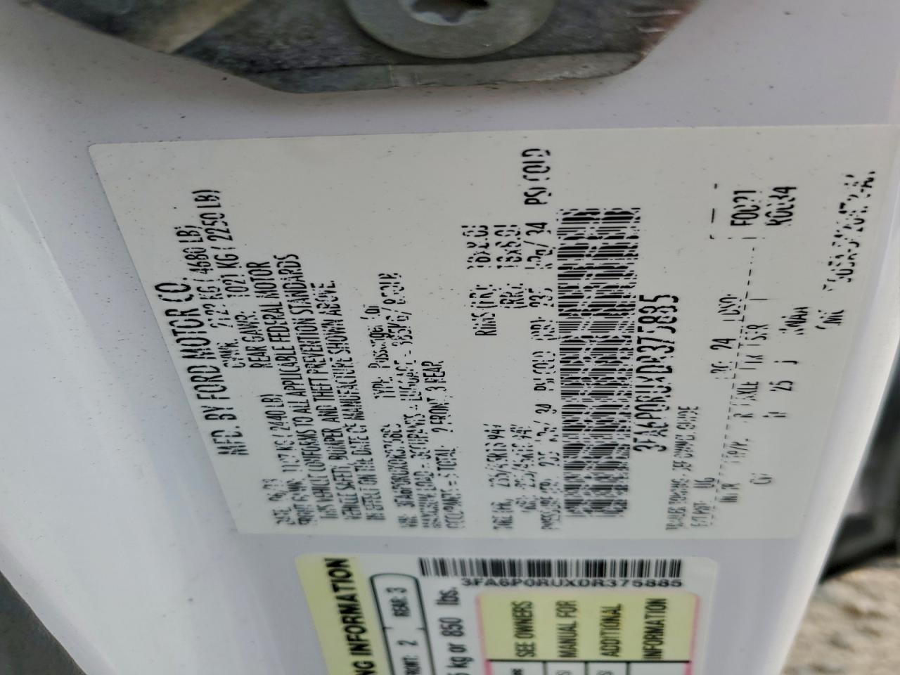 2013 FORD FUSION TITANIUM HEV photo 23