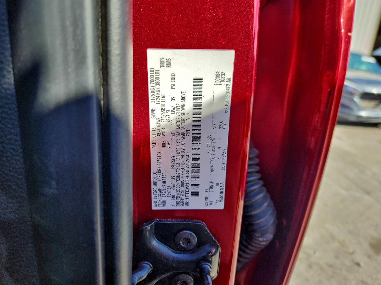 2016 FORD F150 SUPERCREW photo 23