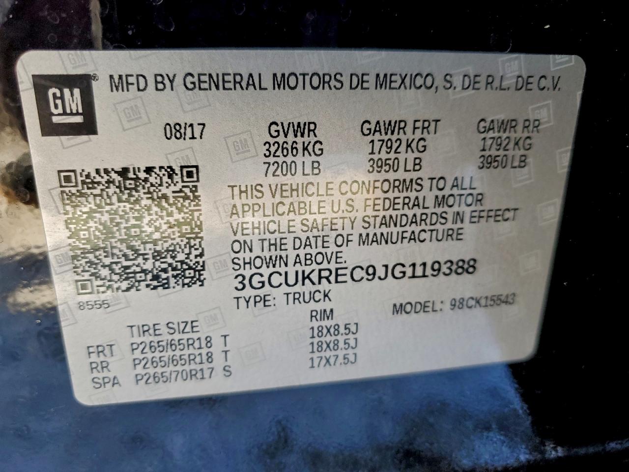 2018 CHEVROLET SILVERADO K1500 LT photo 23
