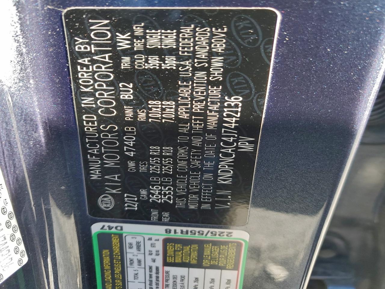 2018 KIA SPORTAGE EX photo 49