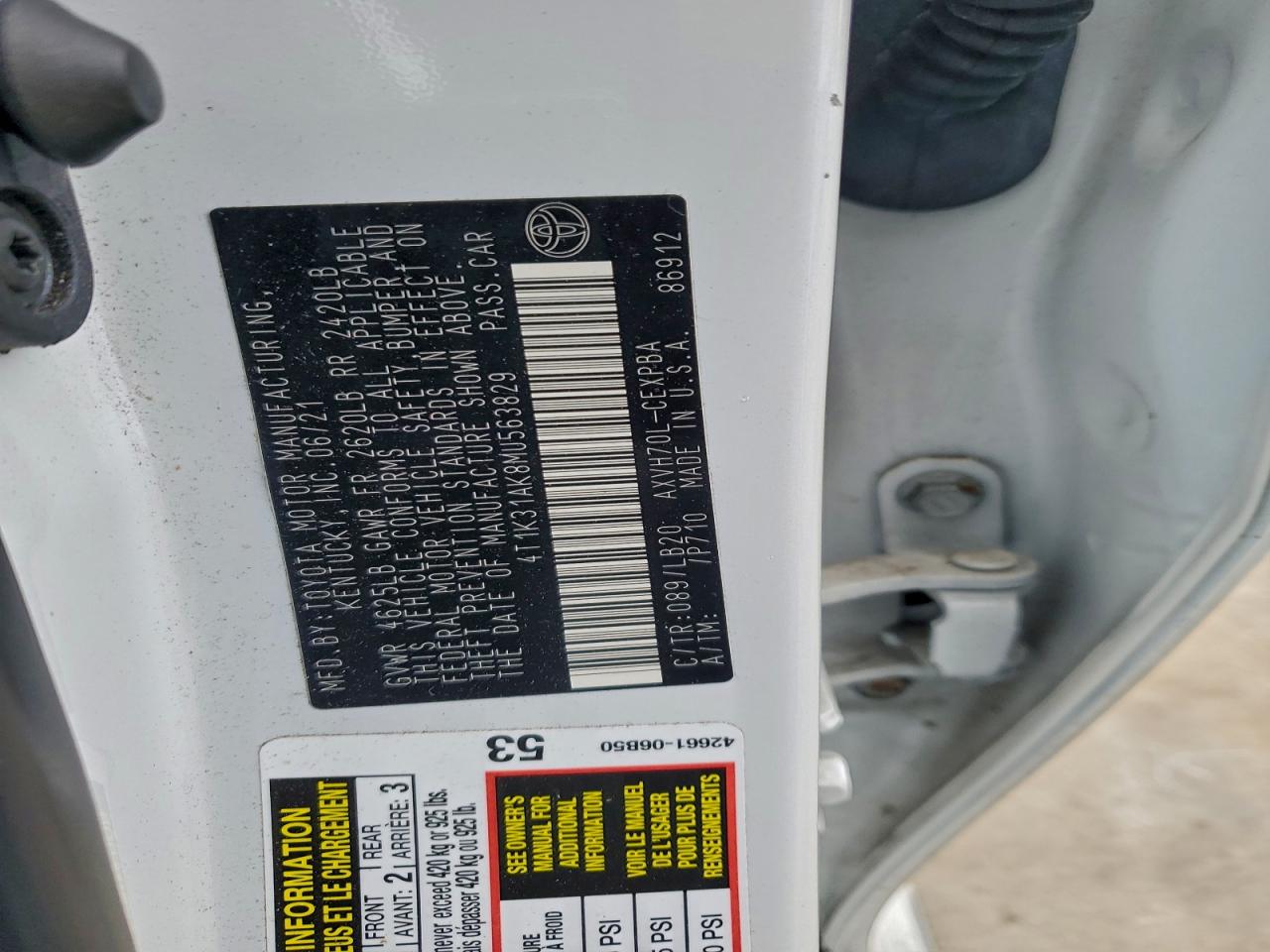 2021 TOYOTA CAMRY XSE photo 12
