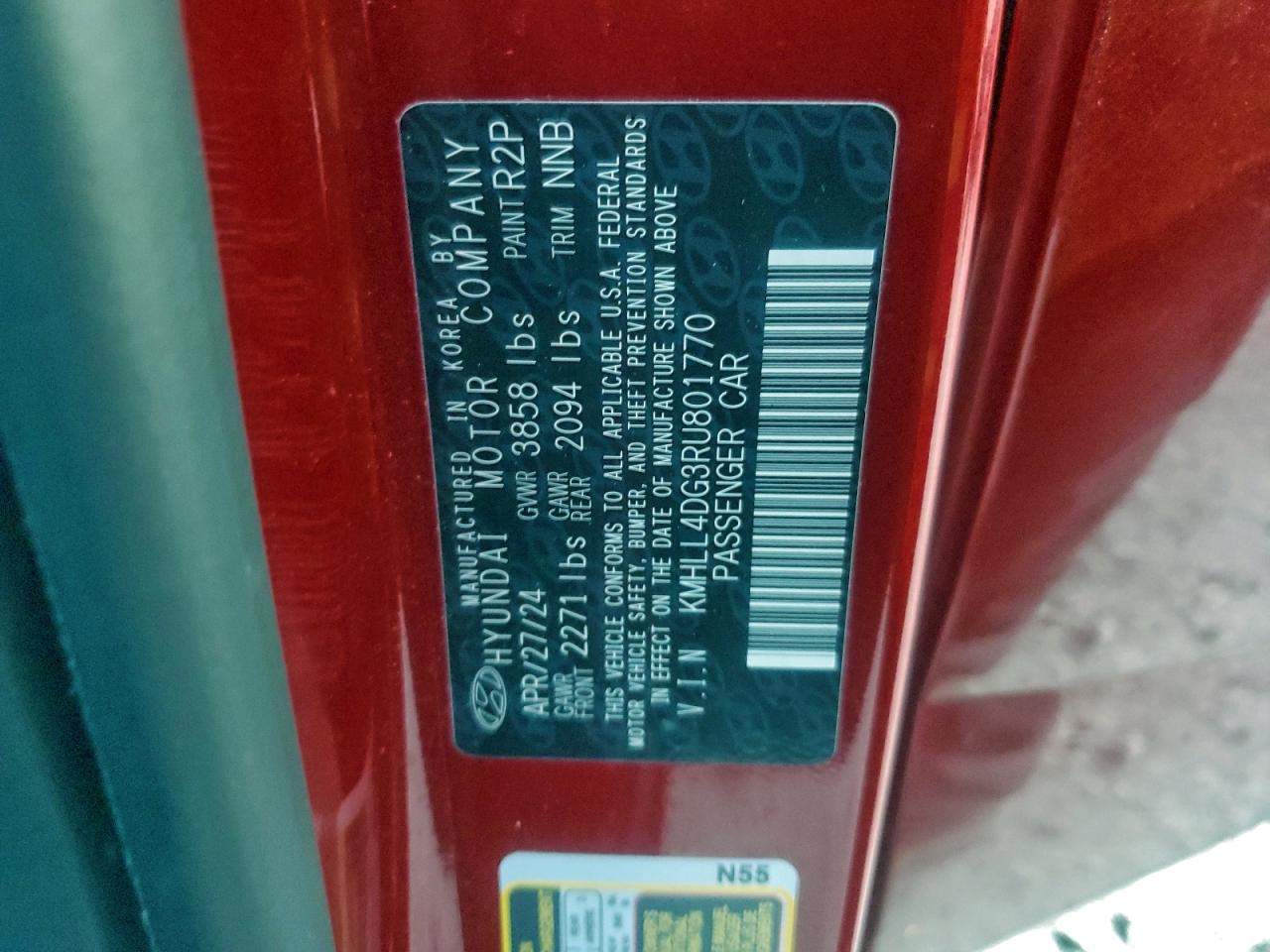2024 HYUNDAI ELANTRA SE photo 37