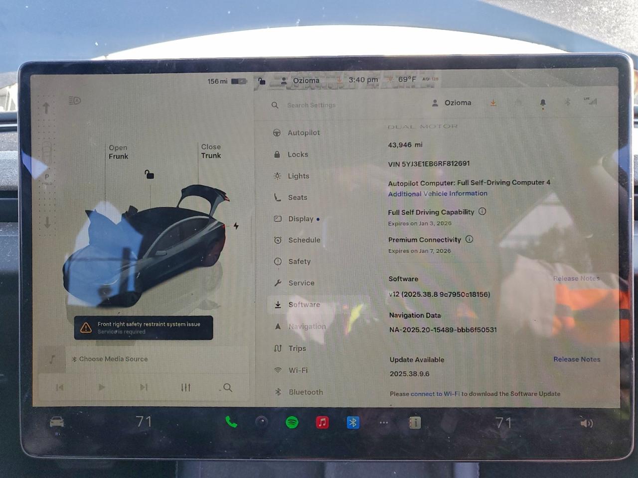 2024 TESLA MODEL 3 photo 17