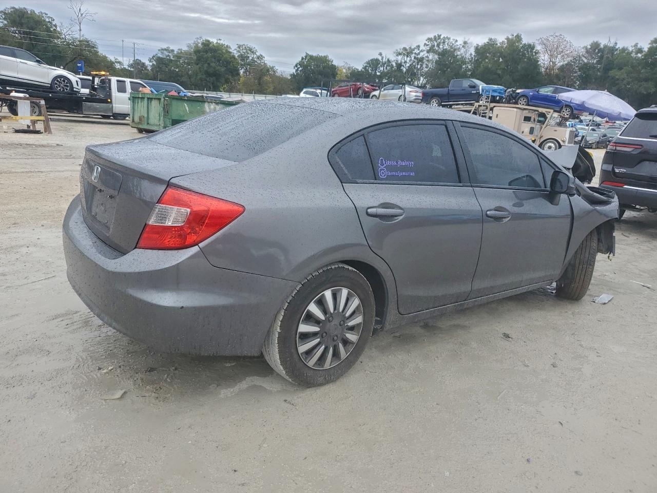 2012 HONDA CIVIC LX photo 5
