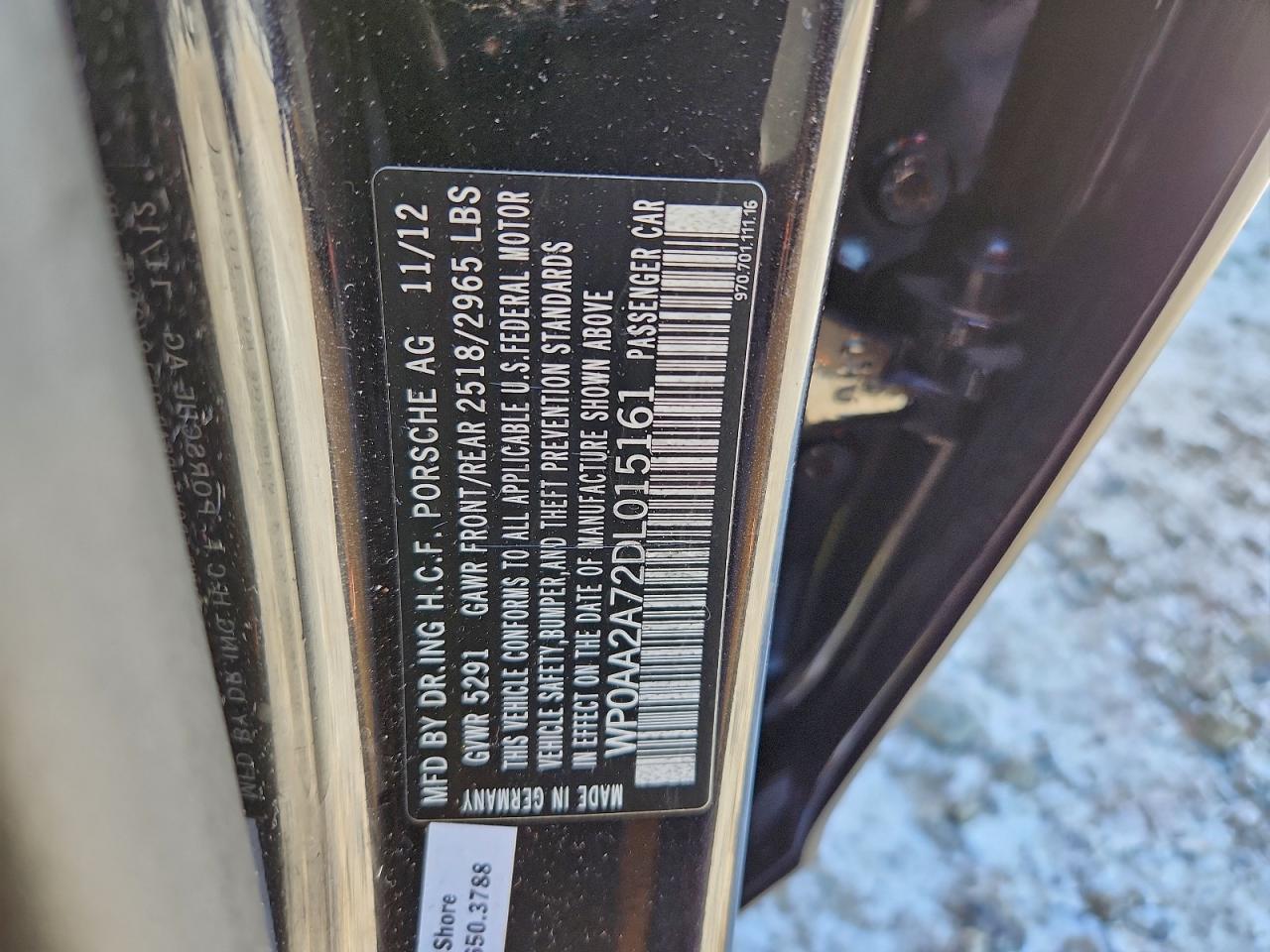 2013 PORSCHE PANAMERA 2 photo 23