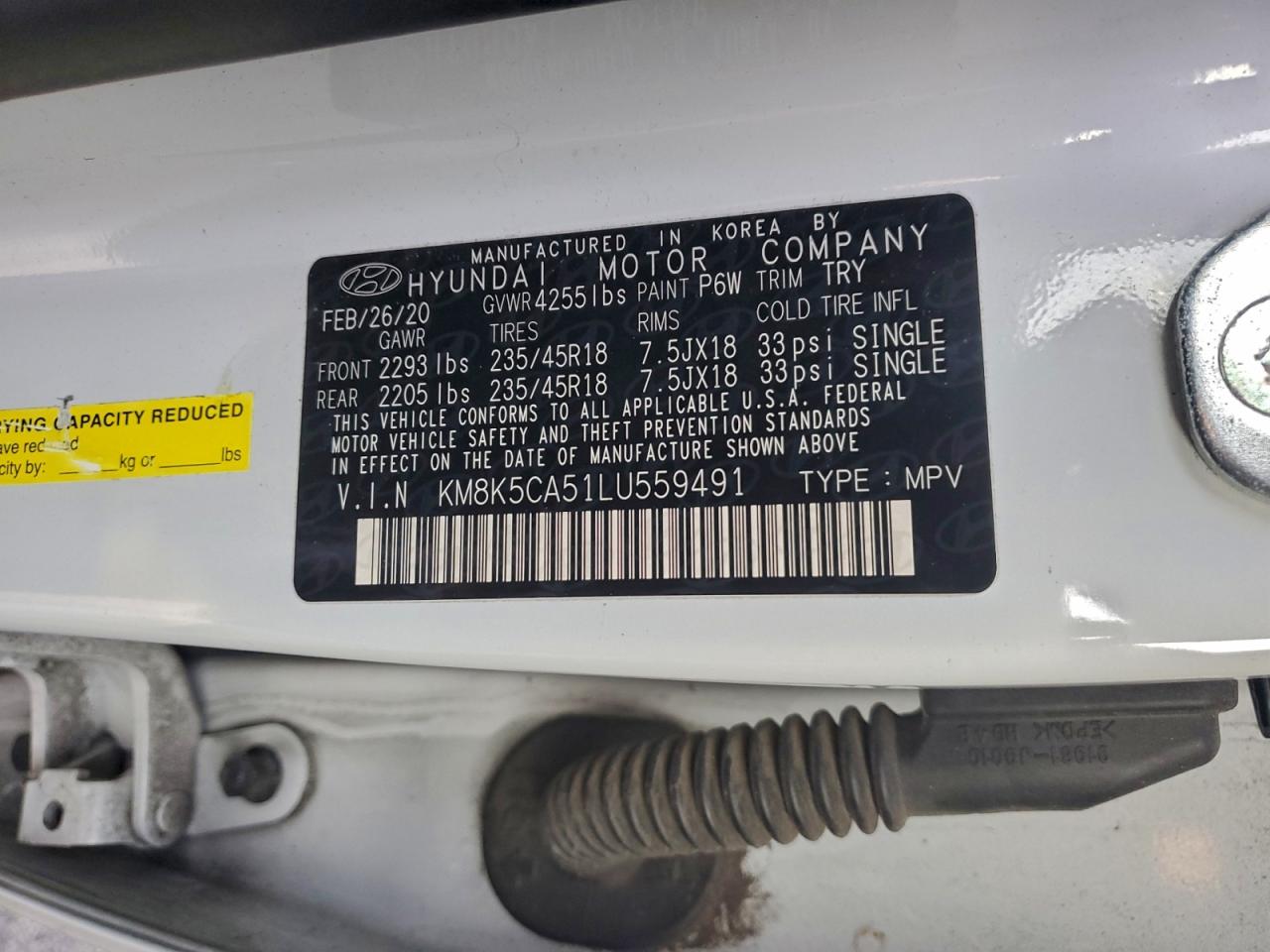 2020 HYUNDAI KONA ULTIMATE photo 25