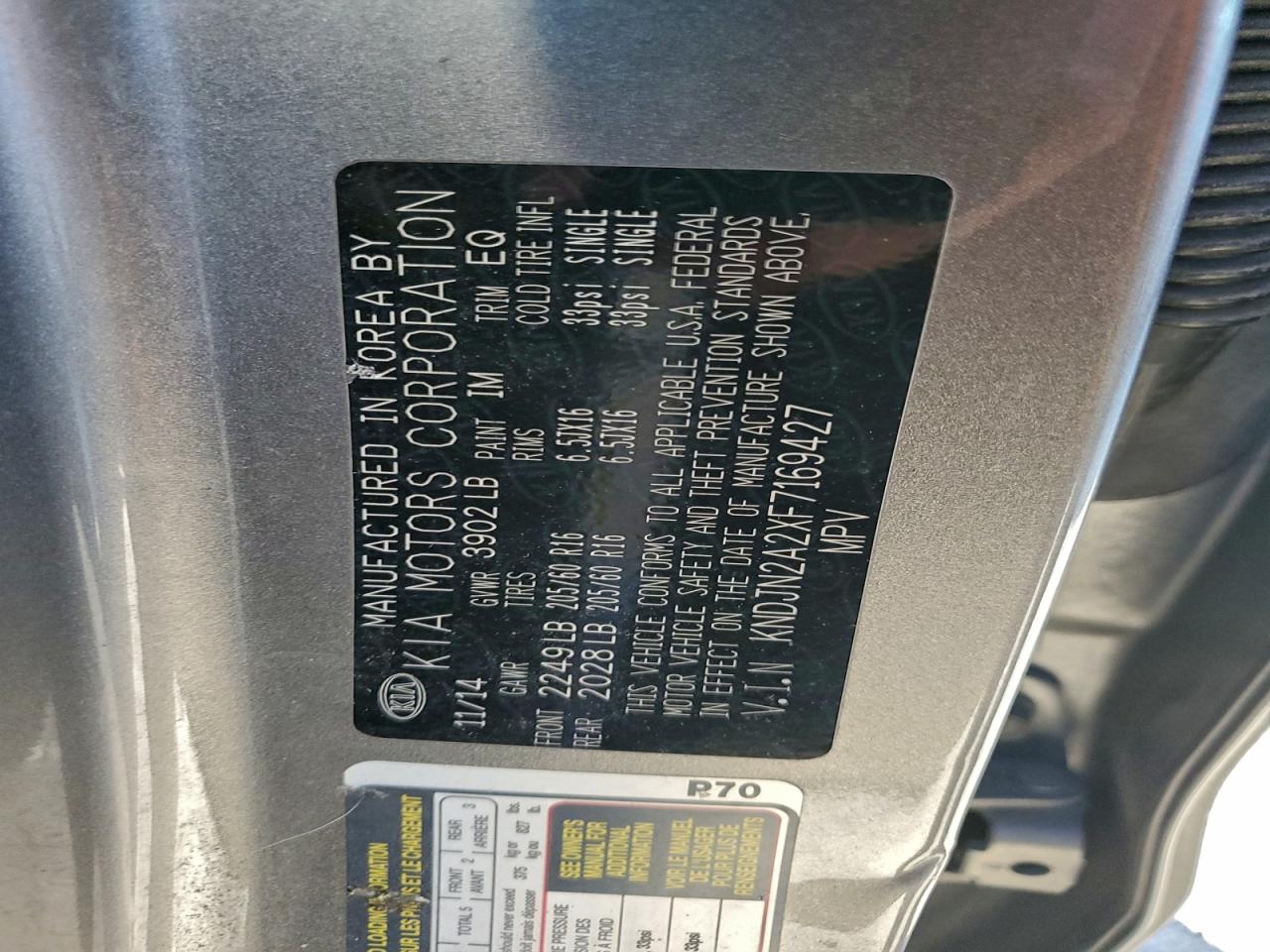 2015 KIA SOUL photo 37