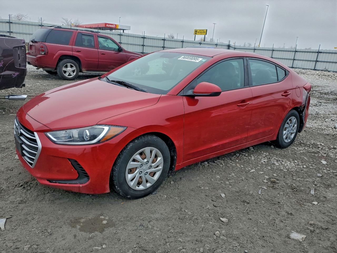 2017 HYUNDAI ELANTRA SE — REAR END damage — photo 1