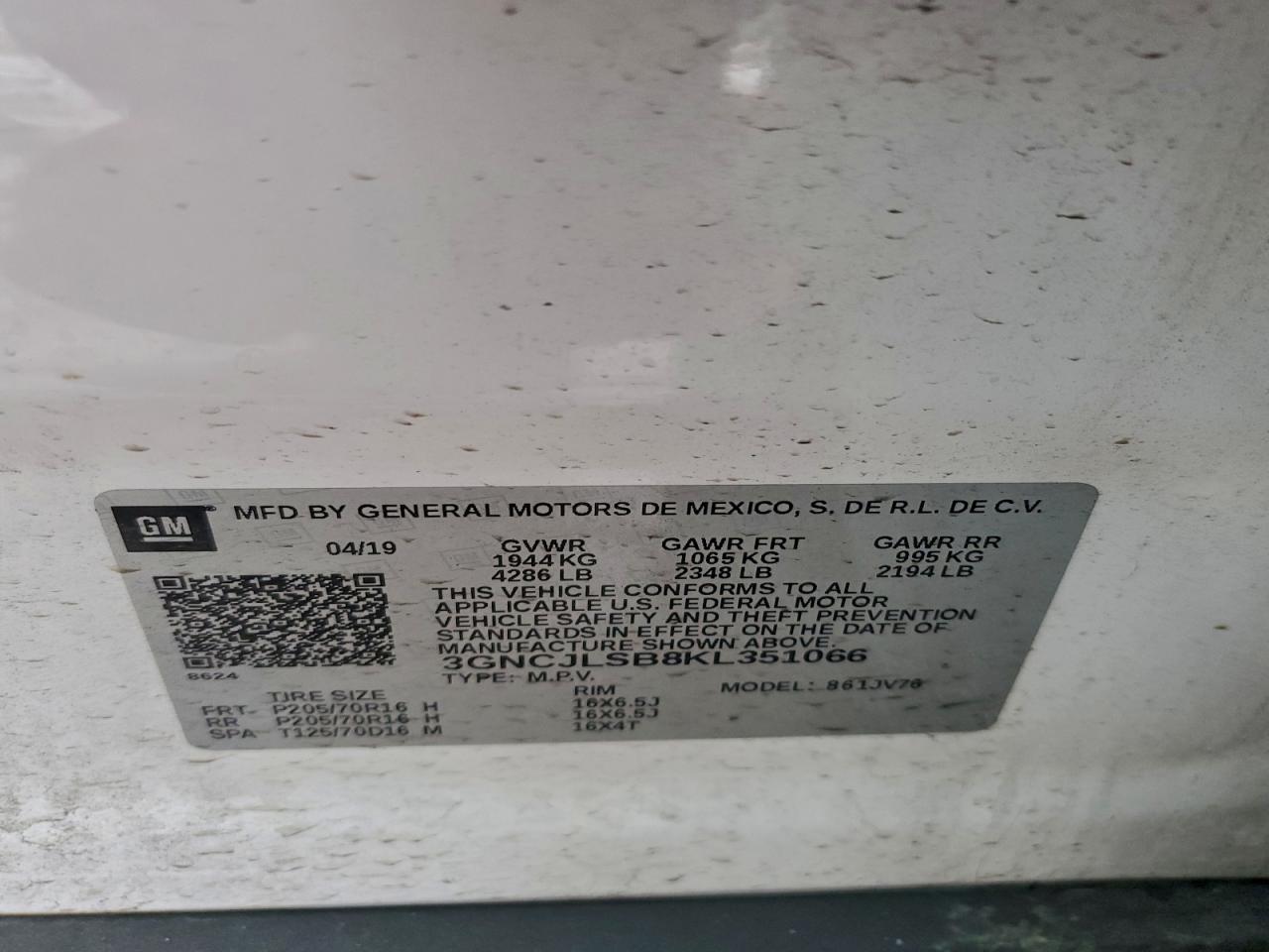 2019 CHEVROLET TRAX 1LT photo 27