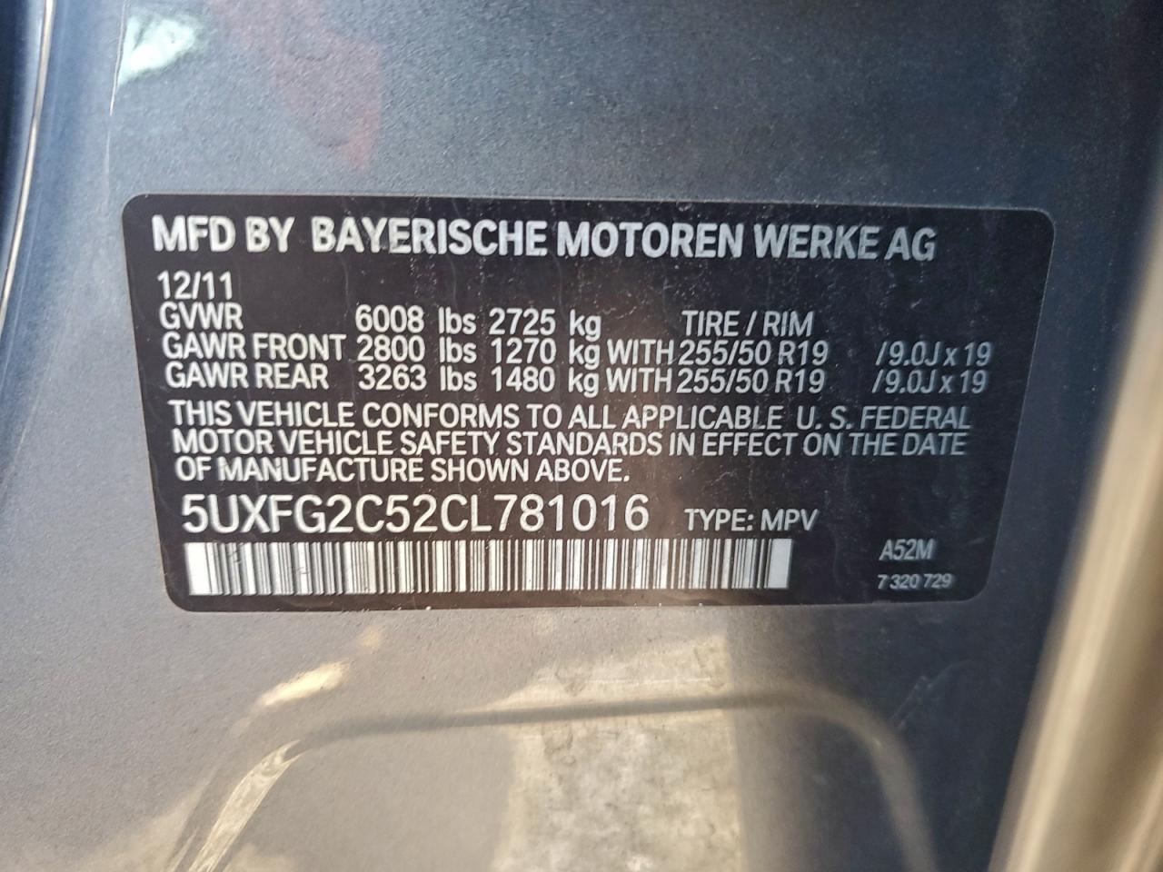 2012 BMW X6 XDRIVE35I photo 25