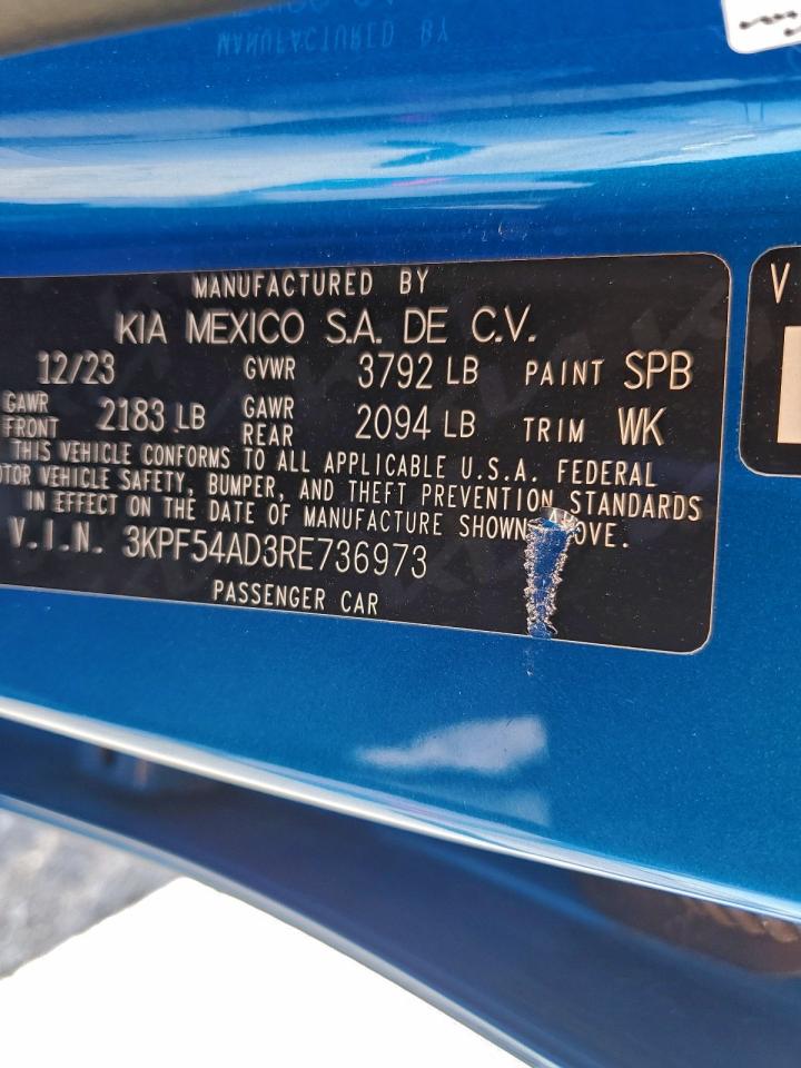 2024 KIA FORTE GT LINE photo 37