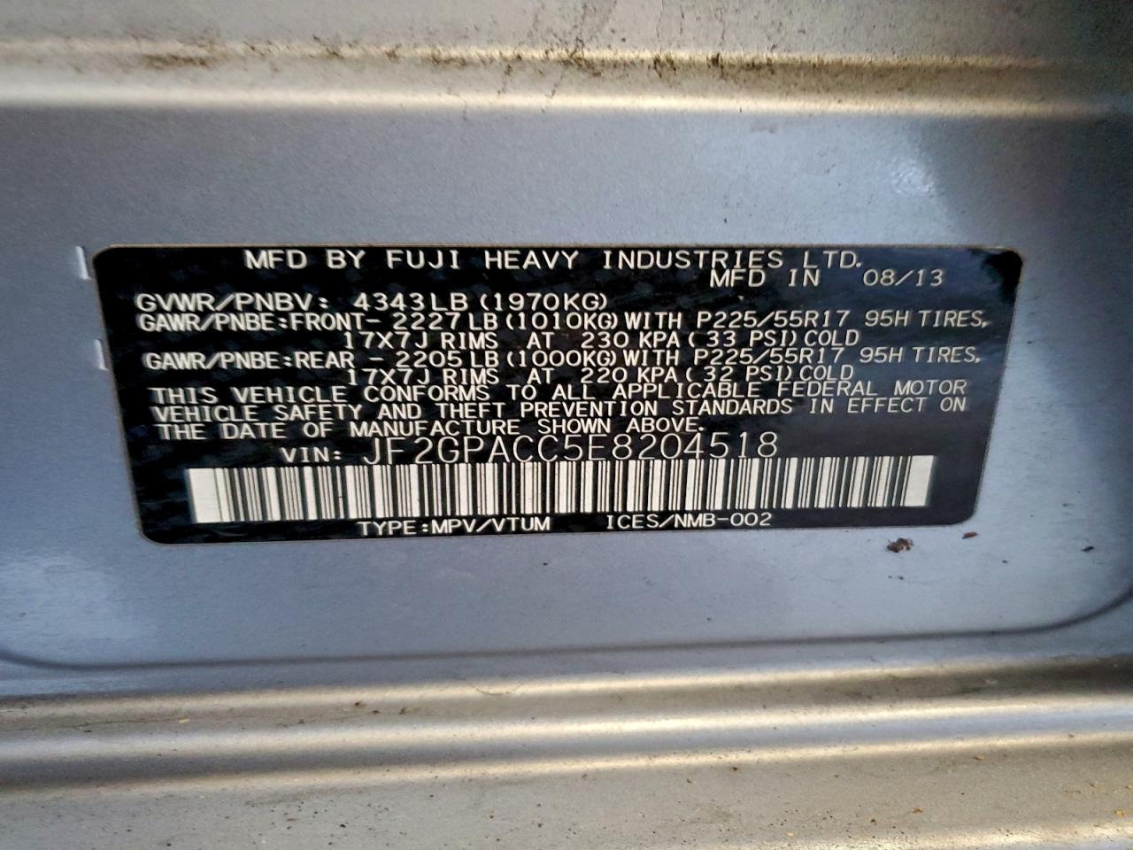 2014 SUBARU XV CROSSTREK 2.0 PREMIUM photo 25