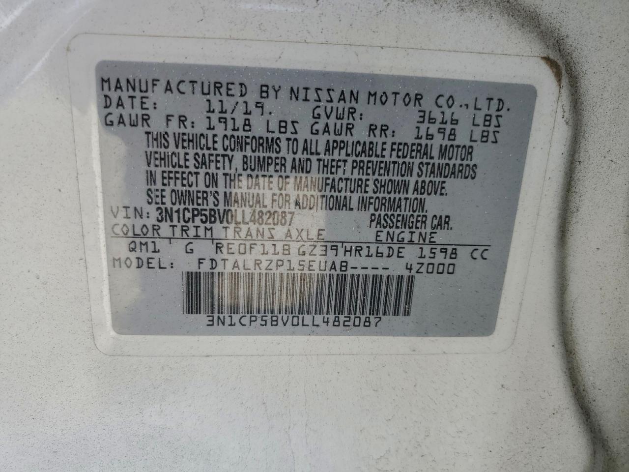 2020 NISSAN KICKS S photo 23