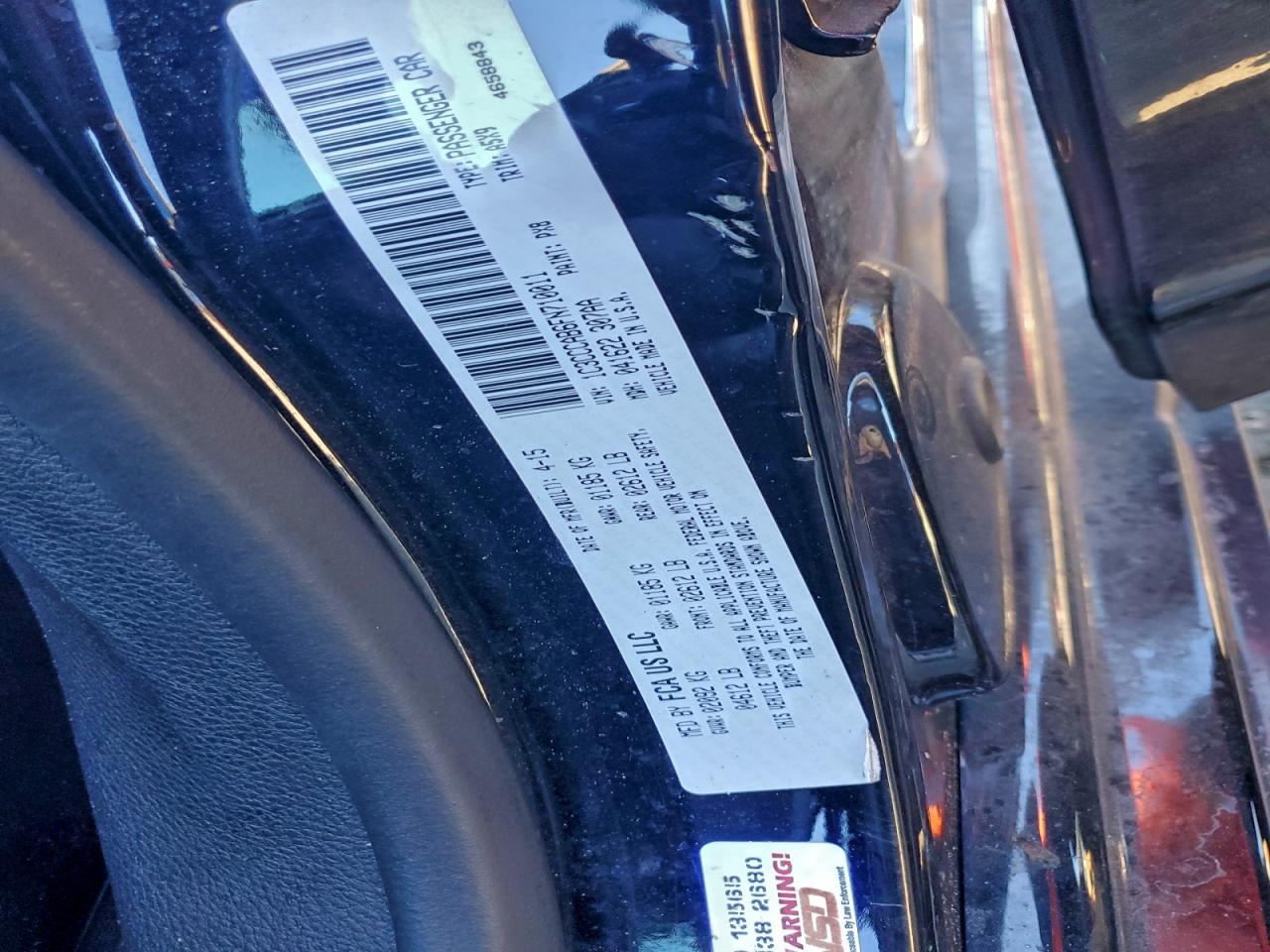 2015 CHRYSLER 200 LIMITED photo 12