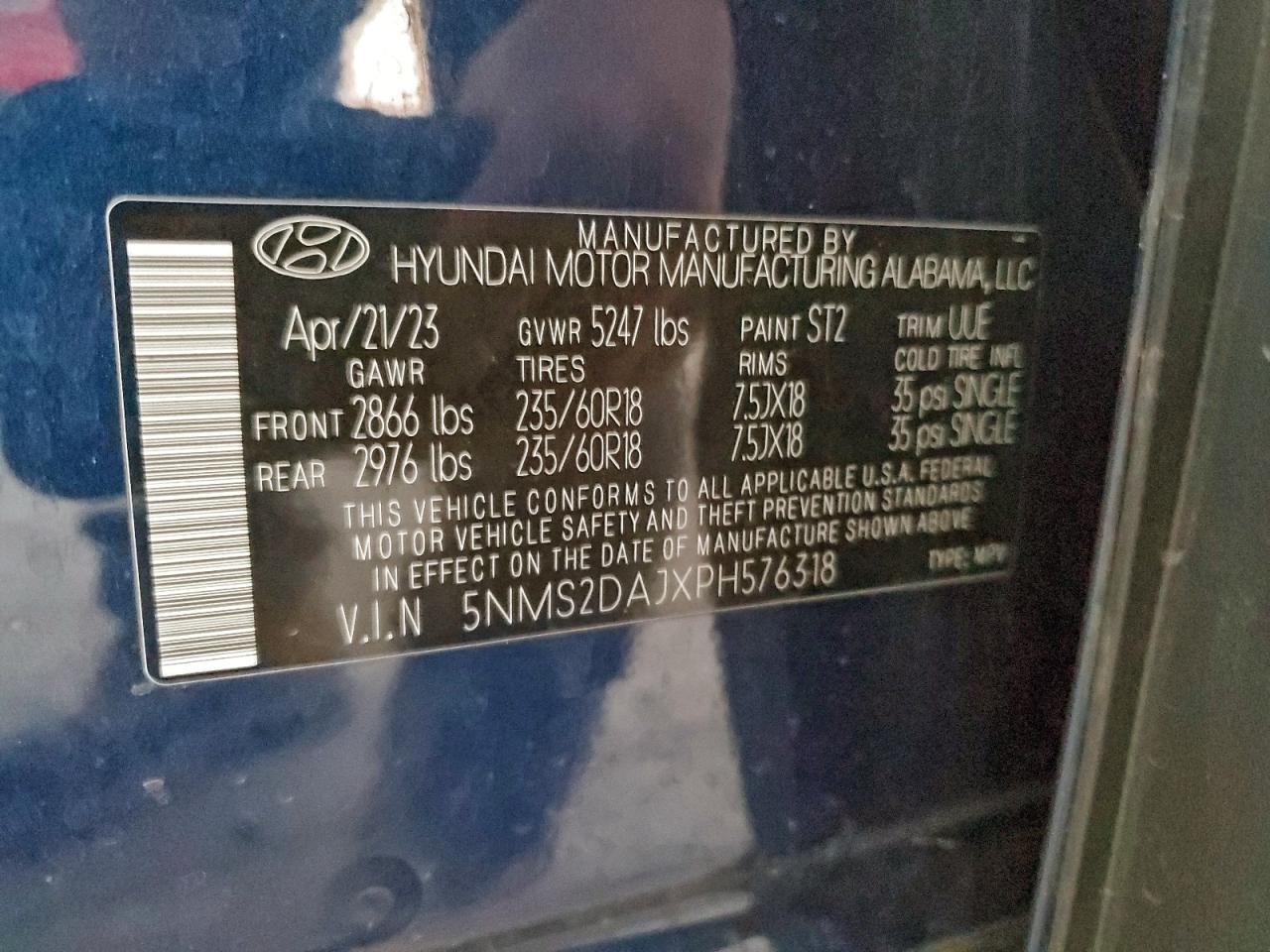 2023 HYUNDAI SANTA FE SEL photo 14