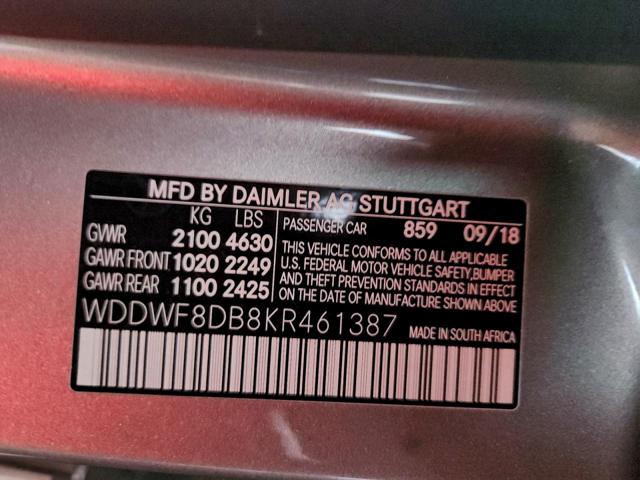 2019 MERCEDES-BENZ C 300 photo 12