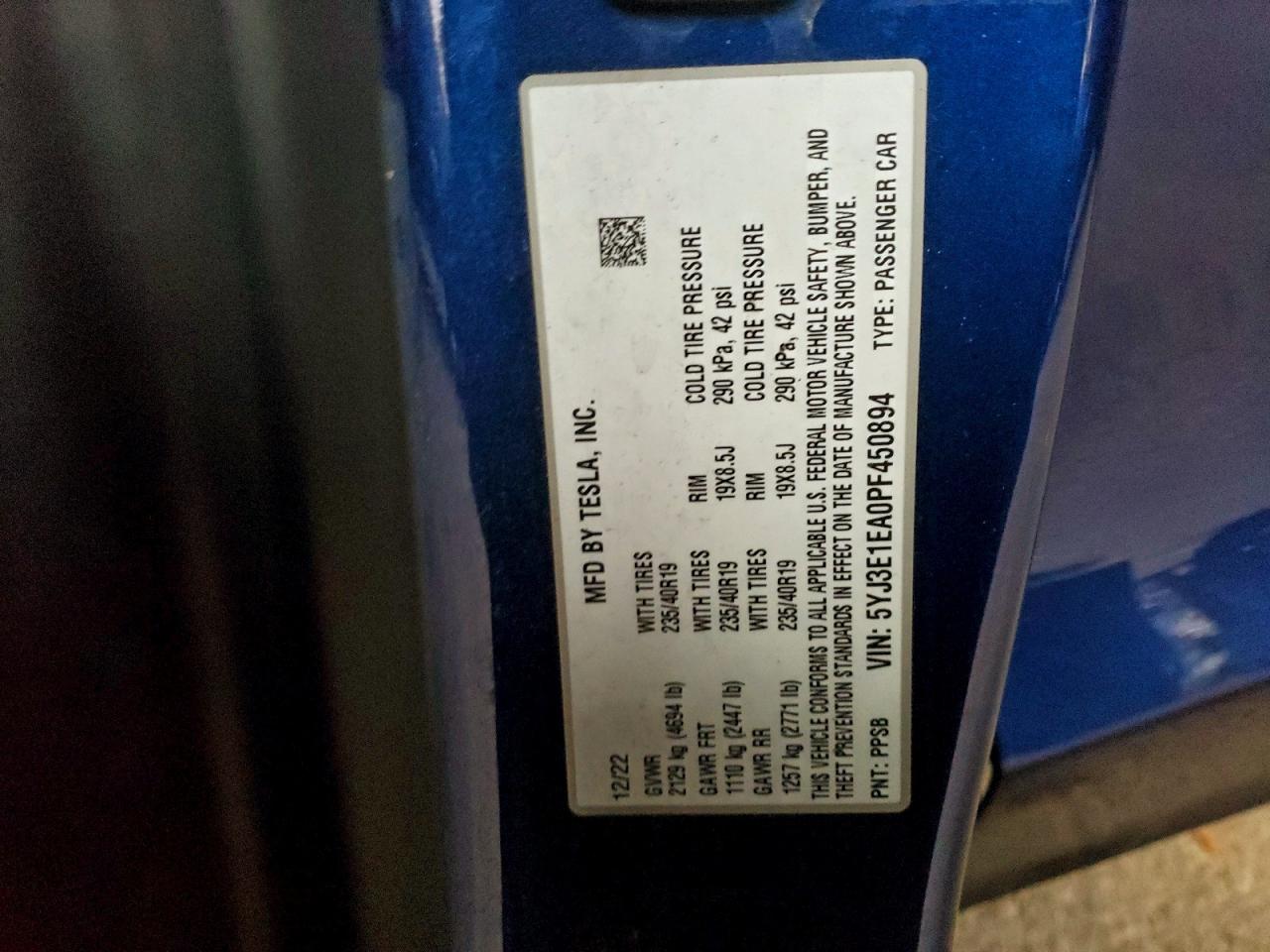 2023 TESLA MODEL 3 photo 13