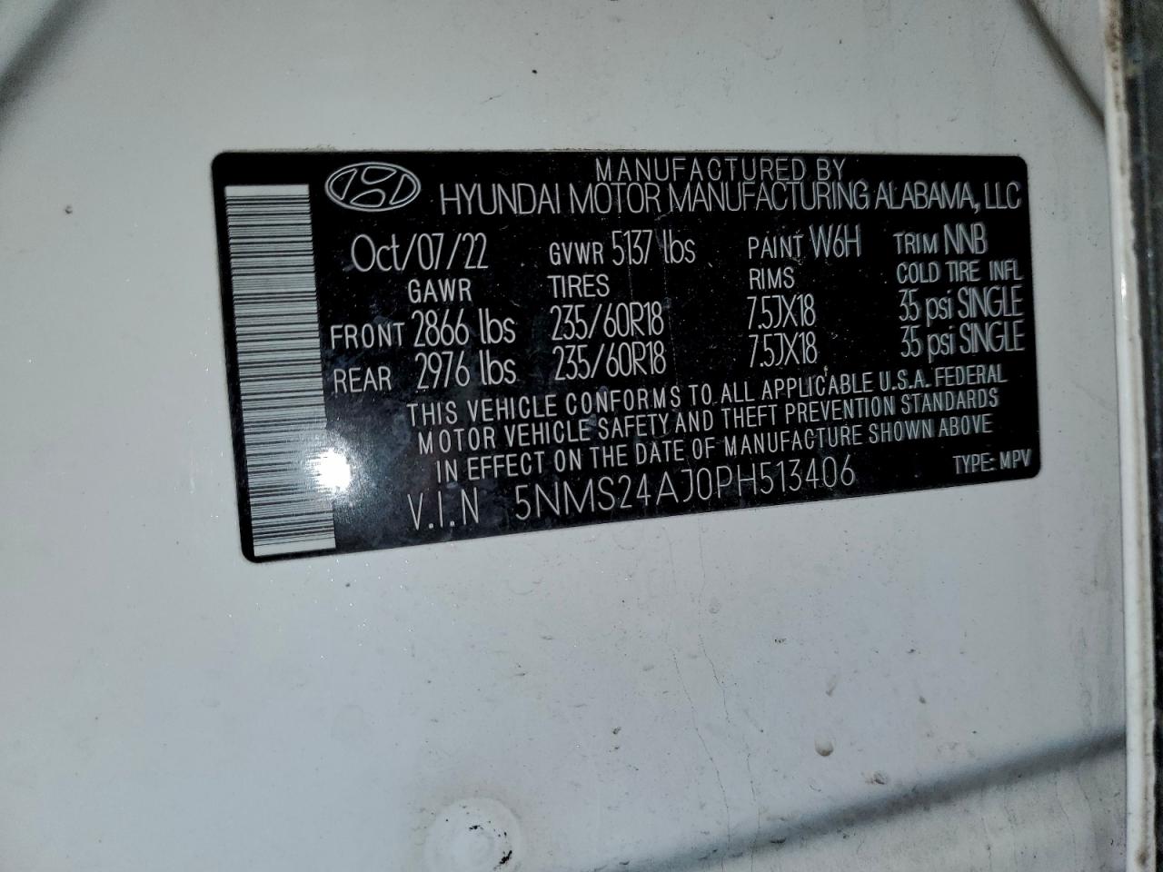 2023 HYUNDAI SANTA FE SEL photo 14