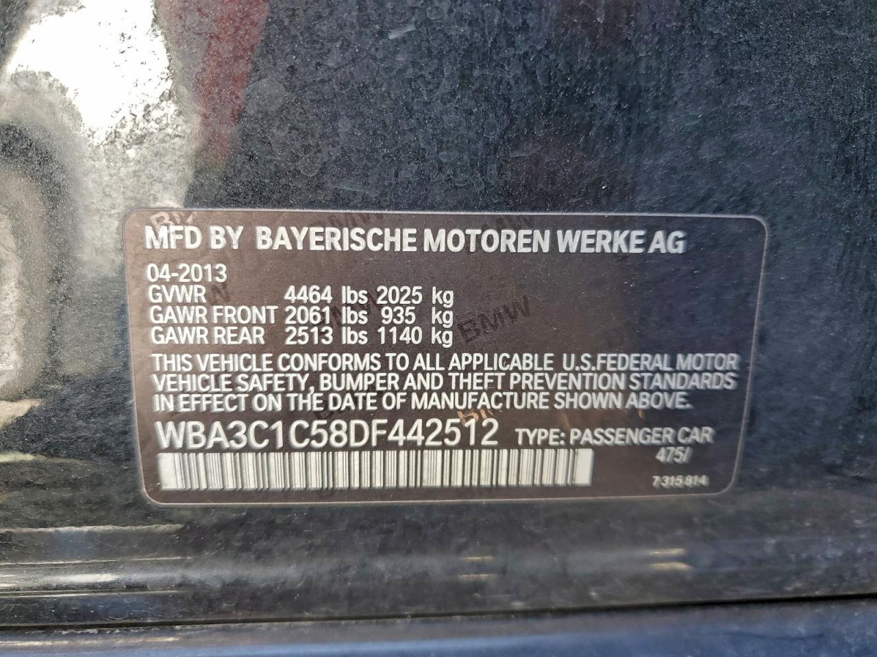 2013 BMW 328 I SULEV photo 13