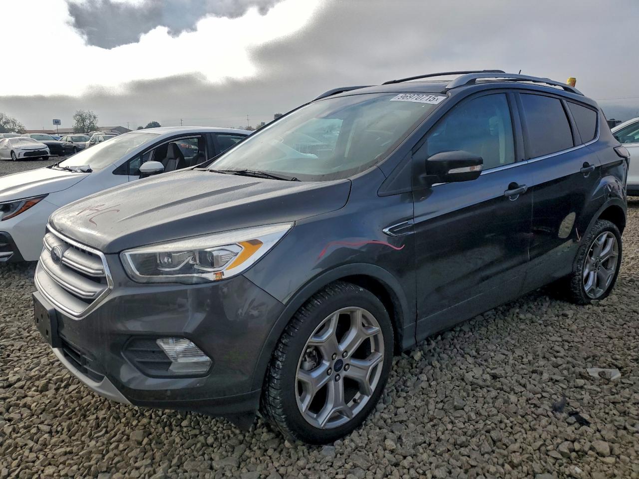 2018 FORD ESCAPE TITANIUM — SIDE damage — photo 1