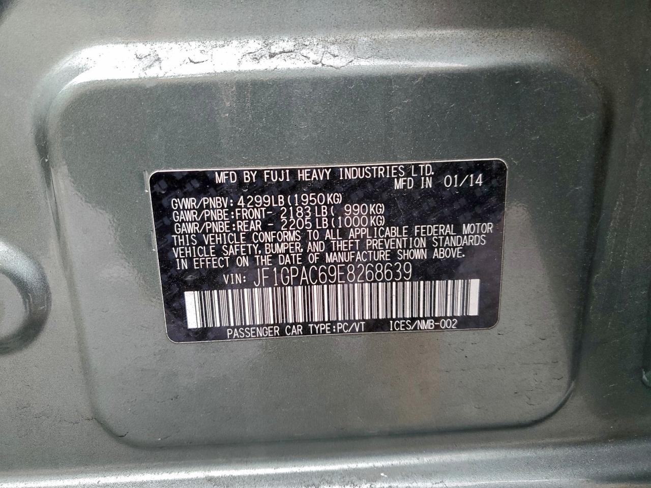 2014 SUBARU IMPREZA PREMIUM photo 13