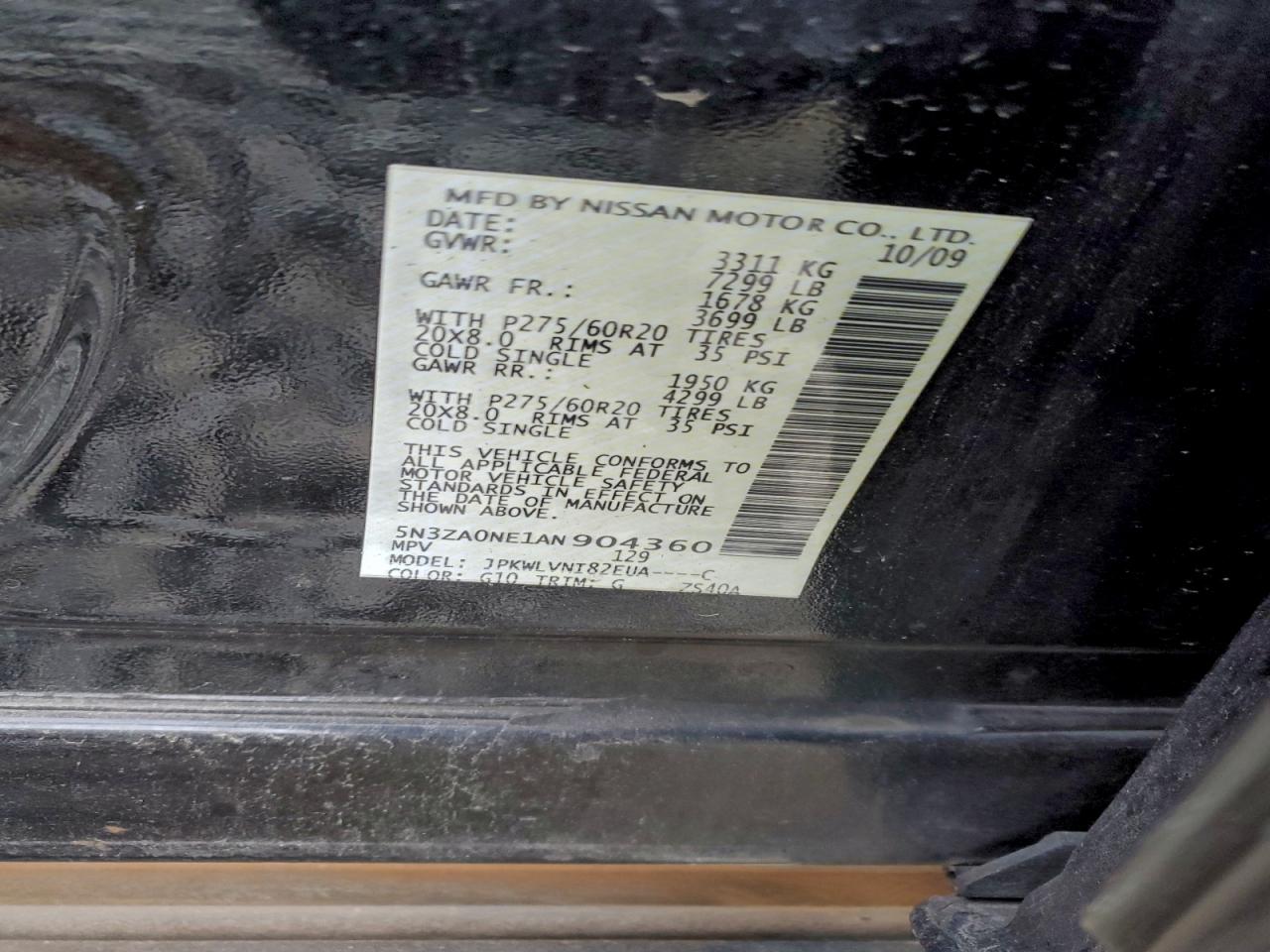 2010 INFINITI QX56 photo 40