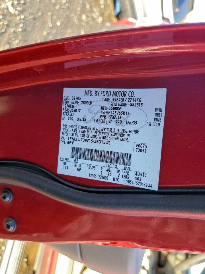 2005 FORD EXPLORER XLT photo 25