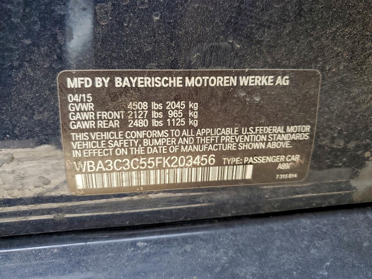 2015 BMW 320 I XDRIVE photo 23