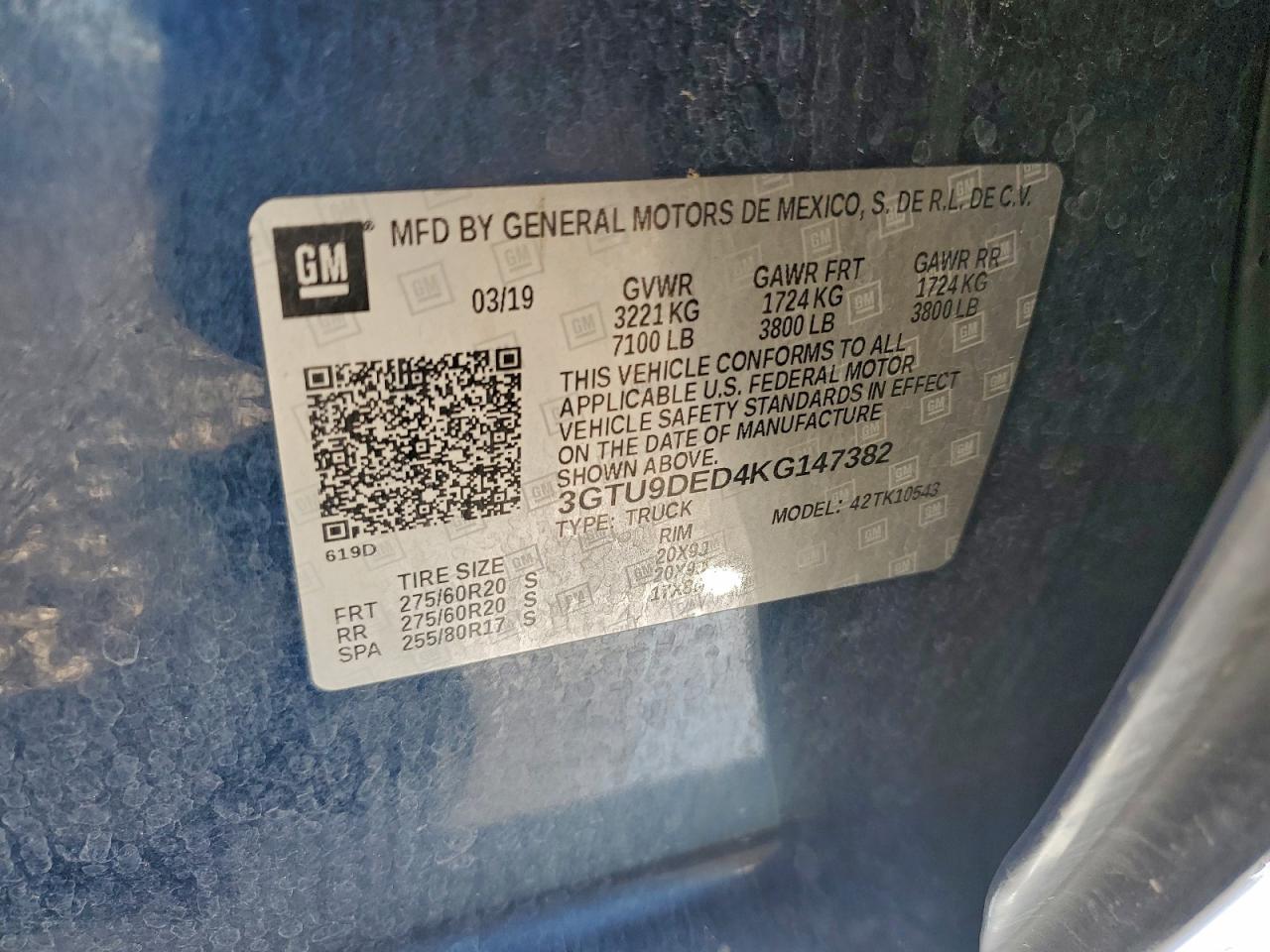2019 GMC SIERRA K1500 SLT photo 12