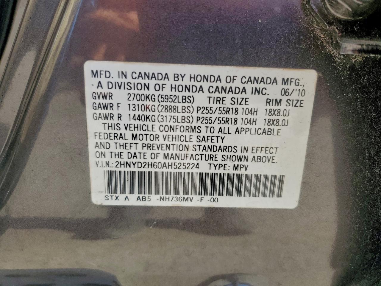 2010 ACURA MDX TECHNOLOGY photo 37