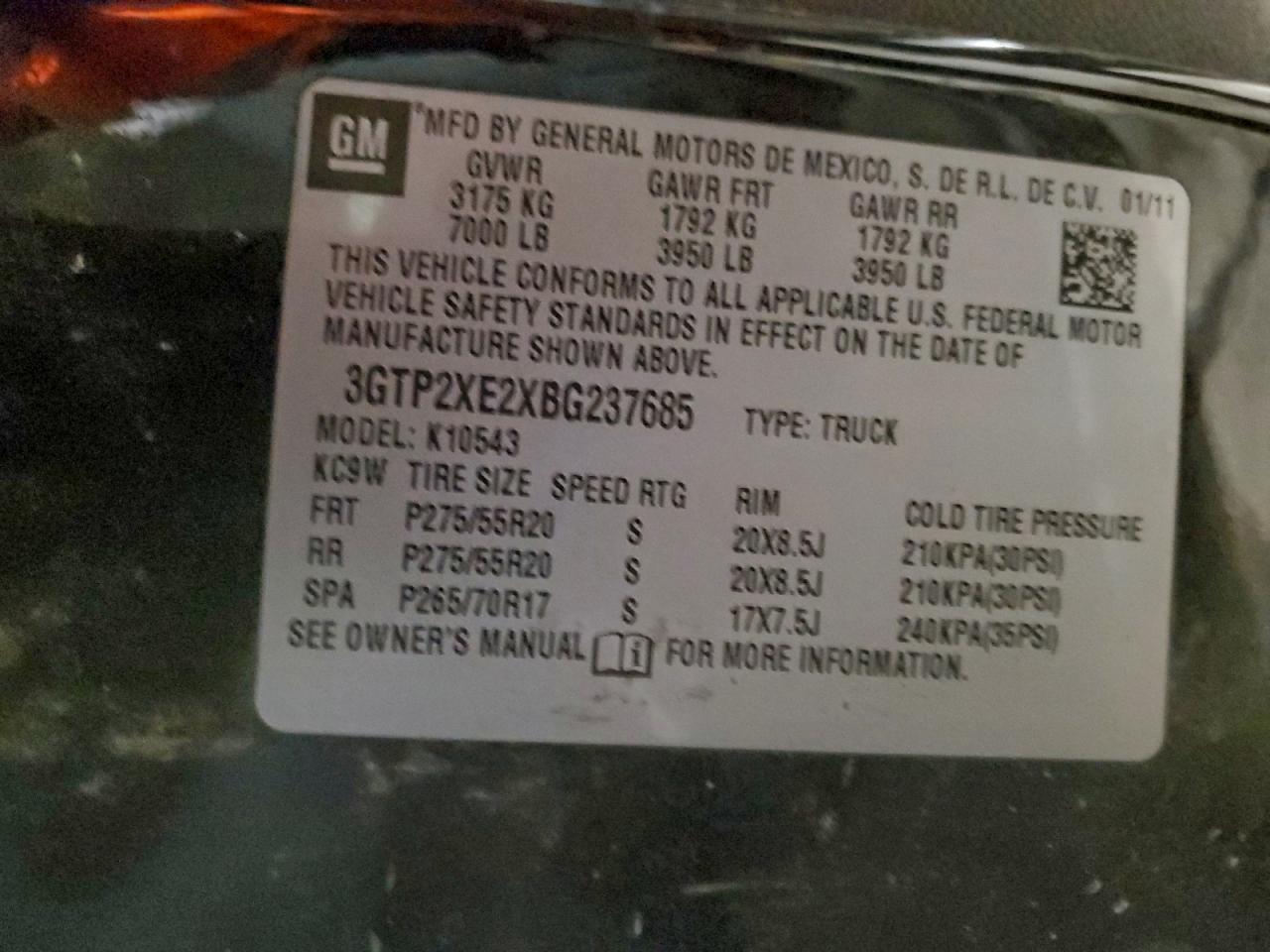 2011 GMC SIERRA K1500 DENALI photo 23