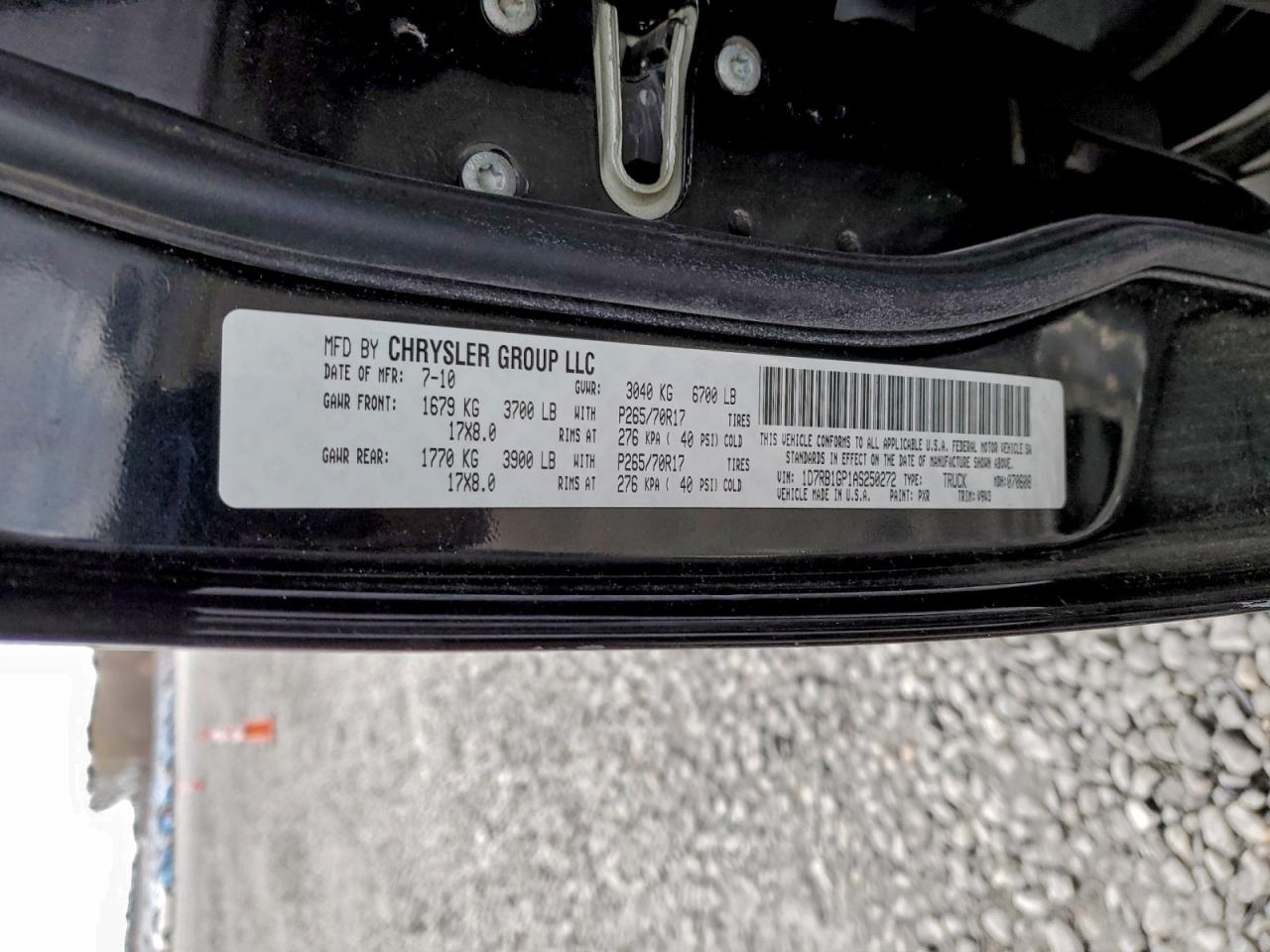 2010 DODGE RAM 1500 photo 12