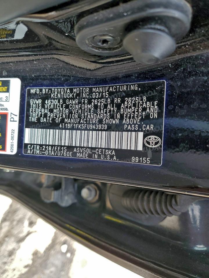 2015 TOYOTA CAMRY LE photo 34
