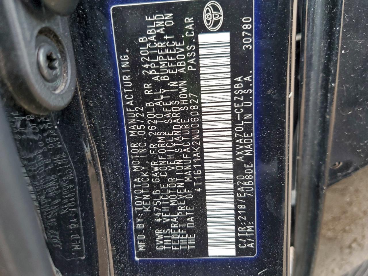 2022 TOYOTA CAMRY SE photo 13